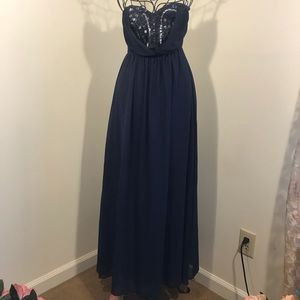 Trixxi Navy Formal Gown